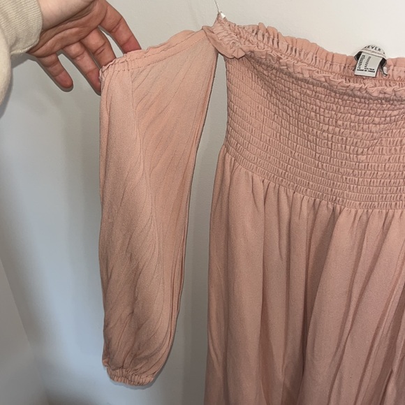 Smocked Off the Shoulder Dress - Picture 2 of 4